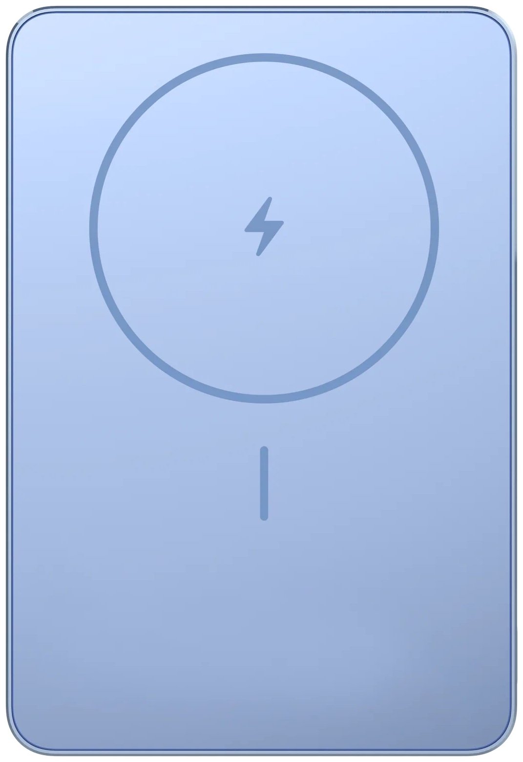 Портативный аккумулятор Xiaomi Super Slim Magnetic Power Bank 5000mAh синий BHR08POGL